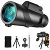 Telescopio Portátil Zoom HD 80x100 5000M Plegable Mini Telescopio Potente de Larga Distancia para Caza Deportes Aire Libre Camping Viajes