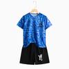 Dubbped Kids Running Clothes Sets Boys Football Jersey Short Sleeve Children Sports Training Uniforms Soccer Jerseys 2-piece Set