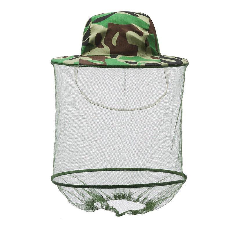 Unisex Outdoor Fishing Hat with Insect Repellent Net, Sun Protection, and Bee Protection Shield