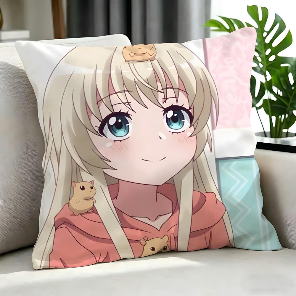 anime Uchi no Maid ga Uzasugiru Cushion Cover Cushion Cover Set Pcs x x x Pillowcase Decorative Sofa Home Decor