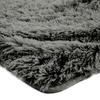NEO YOGA - Plaid à poils longs extra-doux 120 x 150 cm Gris foncé