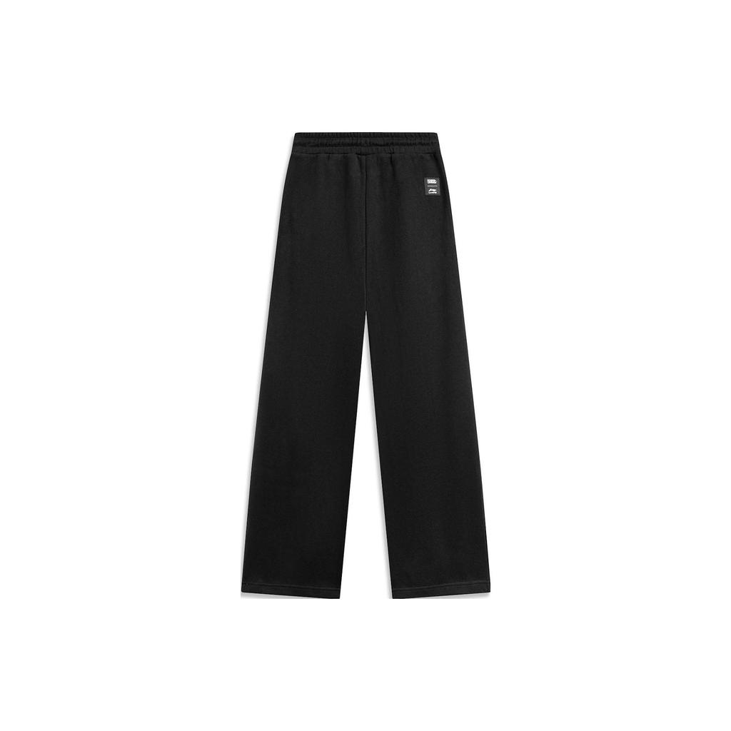 Li Ning X League Of Legends Kolaborace Poro Jednobarevné Volné Pletené Sportovní Kalhoty Dámské Spodní díly Černá AKLTE22-2