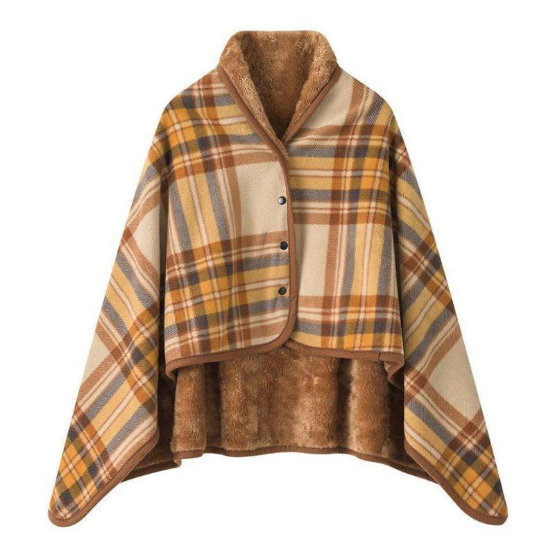 Multi-functional Thickened Shawl Blanket: Outdoor, Student, Office, Lunch Break, Winter Nap Throw
