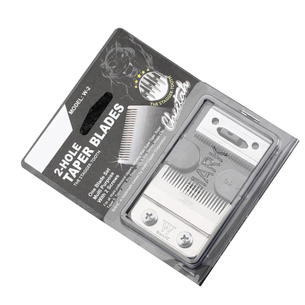 Hair Trimmer Blade Electric Hair Clipper Blade Stainless Steel Silver Professional Beard Trimmer Blade for Kemei Clipper