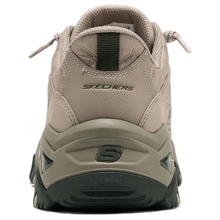 Skechers Outdoor Comfortable Non-Slip Durable Breathable Low-Top Hiking Shoes Men Hiking Shoes Gray Brown 237428-TPE