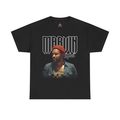 Marvin Gaye R&B Music Singer T-Shirt Unisex Cotton Tee Classic