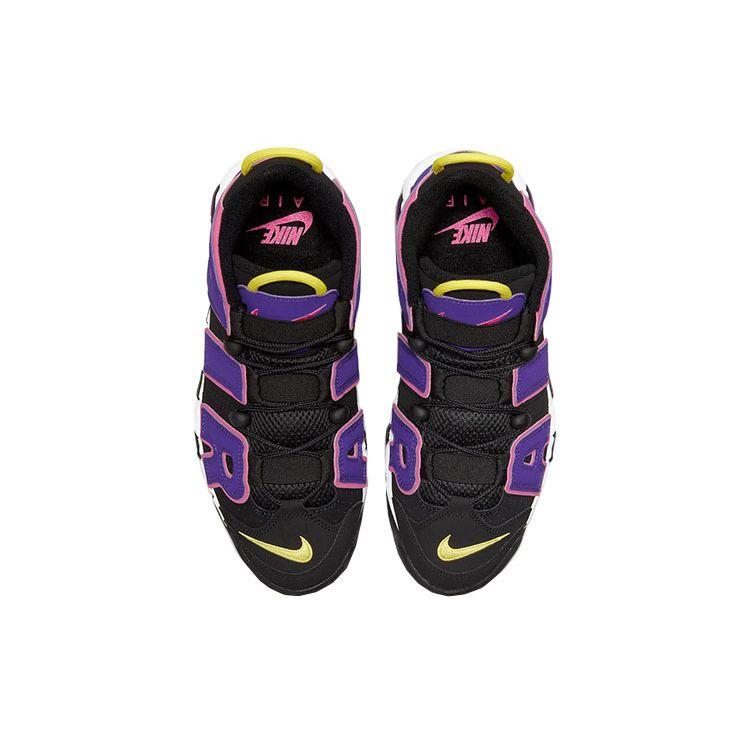 Nike Air More Uptempo 96 Court Purple Sneakers da Uomo Nero Iper-Rosa Multicolore DZ5187-001