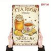 Honey Lemon Vintage Metal Wall Sign 8x12 Inch Rustic Cafe Farmhouse Kitchen Art Decor