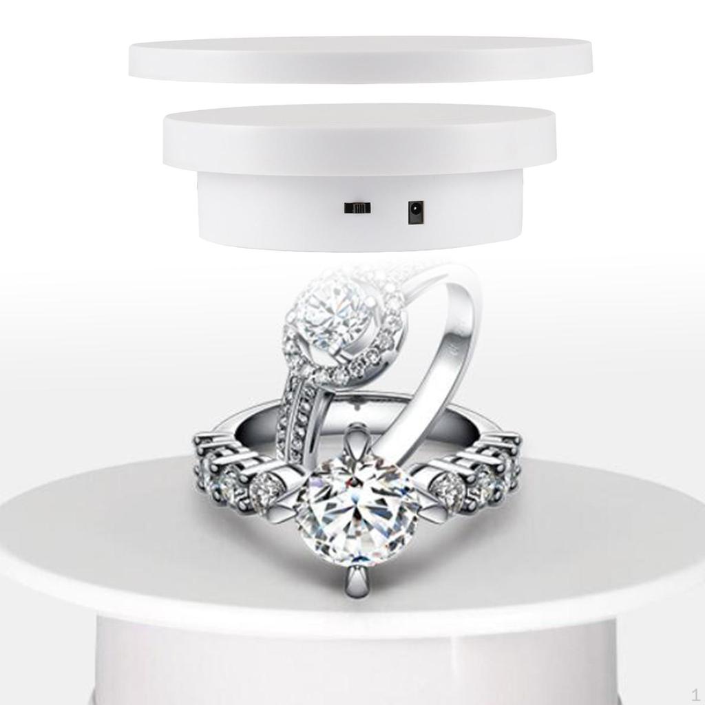 Adjustable Electric Display Stand for Cosmetics and Jewelry