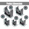 U-Shaped PVC Pipe Clamps 30Pcs Water Plastics Pipe Clamps Hose Hanger Fit for 1-1/2"/40mm OD Pipes, Suport Pex Tubing