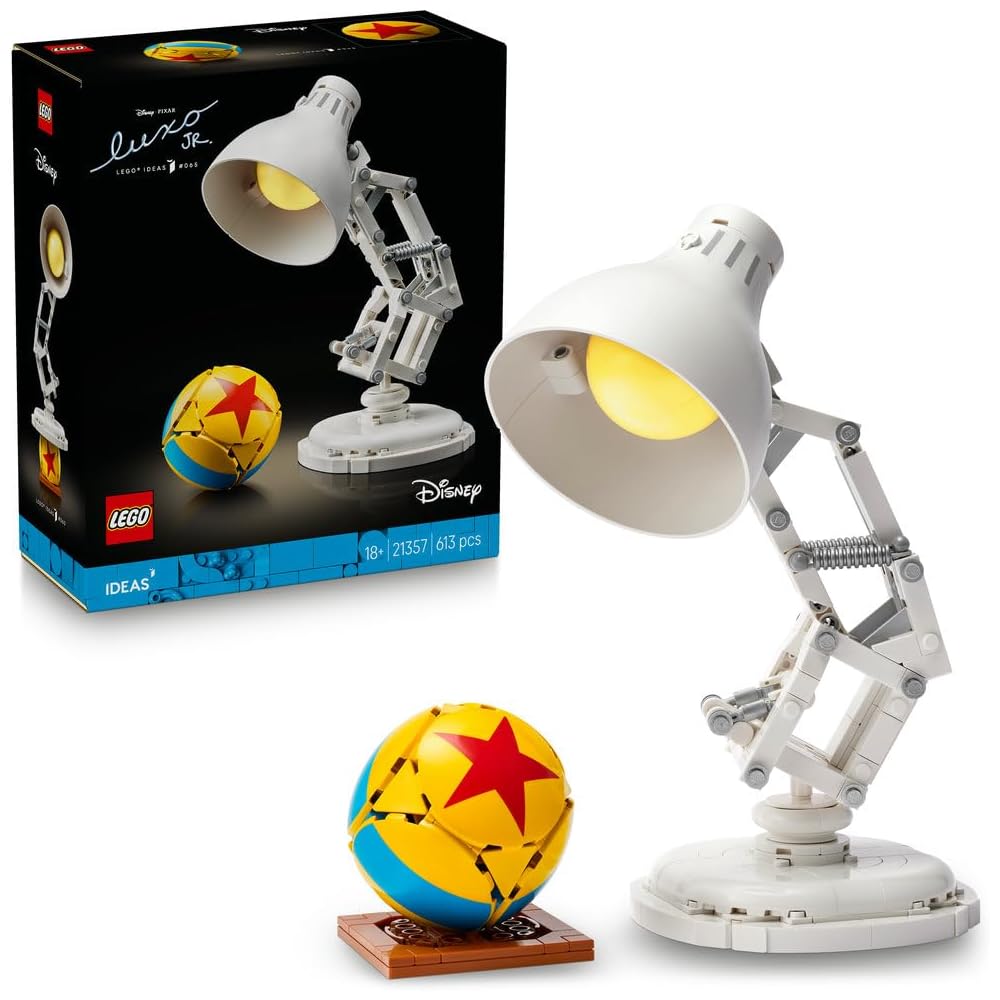 LEGO Ideas Disney Pixar Luxo Jr. Building Toy Set 21357 for Kids and Adults