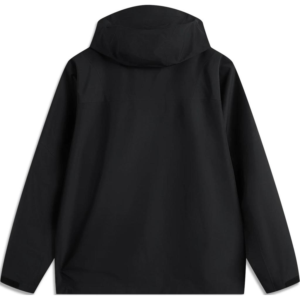 Li-Ning Sports Lifestyle Series Solid Color Zipper Hooded Soft Comfortable Versatile Casual Breathable Warm Jacket Men Jacket Black AFDU539-2