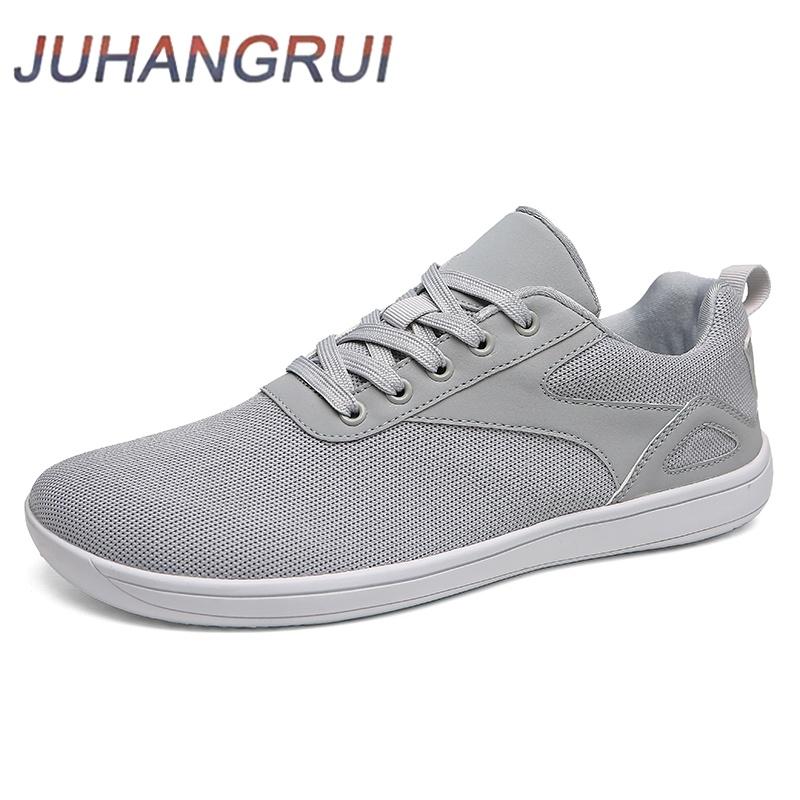 Unisex Wide-toed Casual Barefoot Shoes Outdoor Running Shoes Breathable Mesh Walking  Shoes Rubber Sole Comfortable Large Size