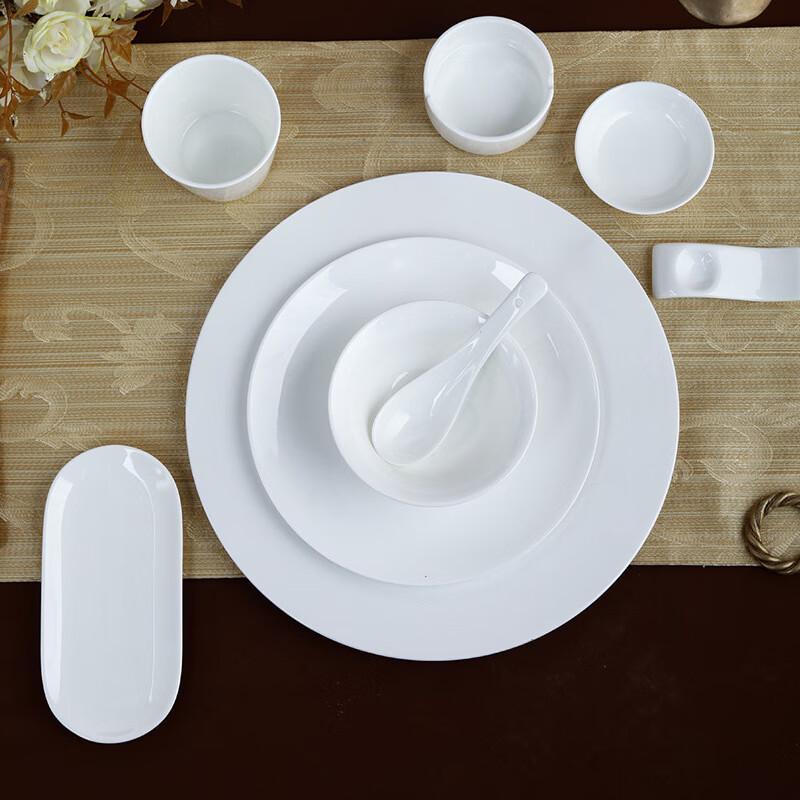 Shanyu Fu Vit Keramisk Middagsservis