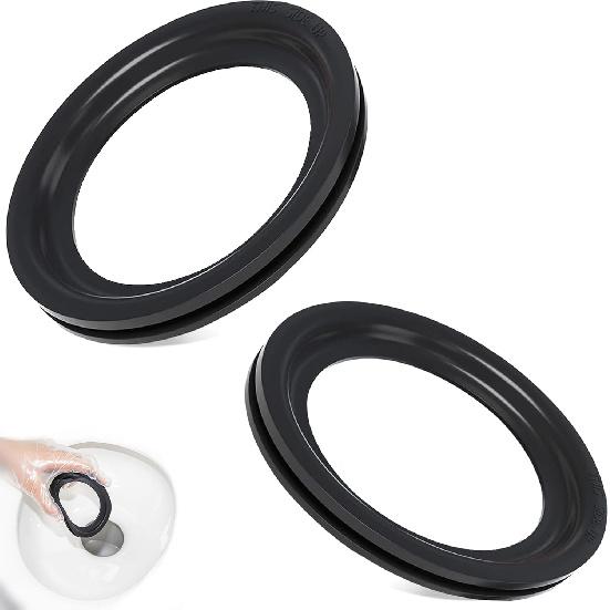 RV Toilet Seal Replacement 2-Pack for Dometic 300/310/320 Toilets, High-Grade Flush Ball Seal Gasket Kit 385311658-Durable Rubber, Easy tallation,