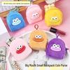 Cartoon Plush Coin Purse: Cute Portable Mini Bag for Earphones and Accessories