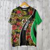 Vanuatu Flag VU National Men's T-shirts Casual Loose O Neck Short Sleeve Tops Tees Men's Clothing Oversized T shirts Streetwear