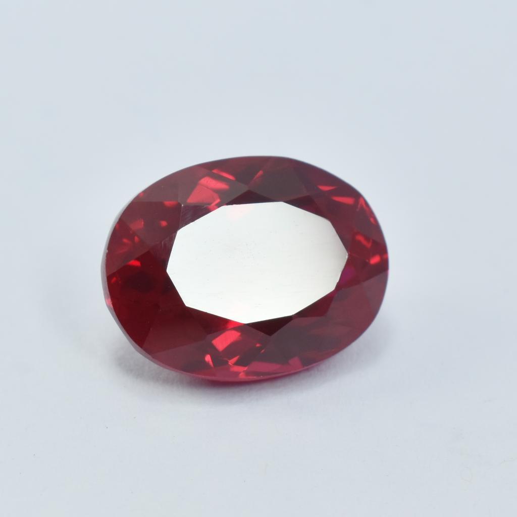 22.60 Carat Stunning Red Color Ruby Natural Oval Cut Loose Gemstone.