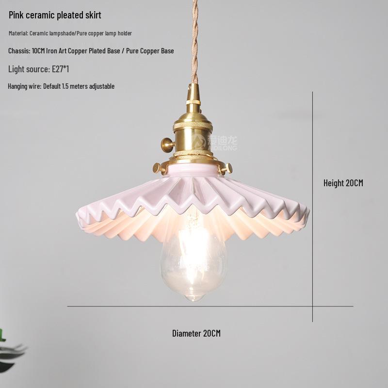 Chinese Retro Teahouse Ceramic Pendant Lamp: Ancient Style for Bedroom or Dining Room