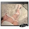 Domila Sexy Straps Stockings Babes JK Long Tube Knee Socks Pure Lust Lolita Subculture Y2k White Silk