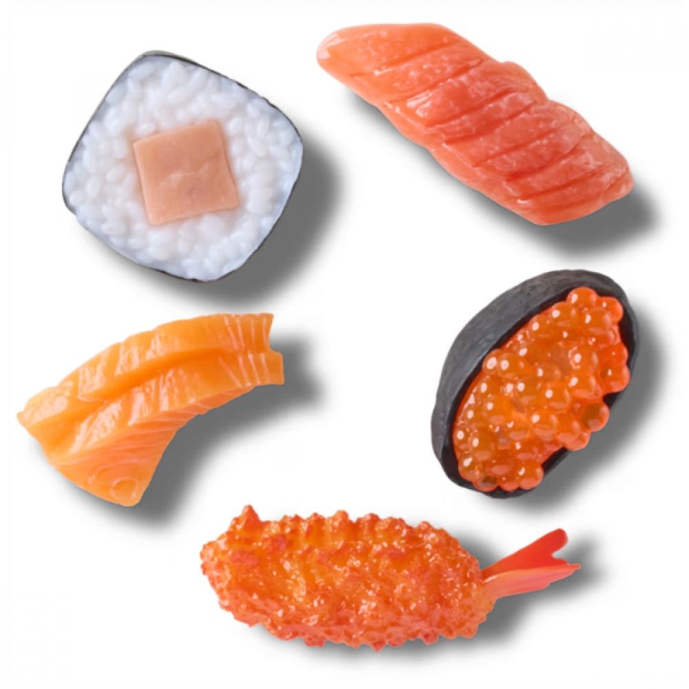 

Crocs Sushi Dinner Gibbets Set Of 5 FREE