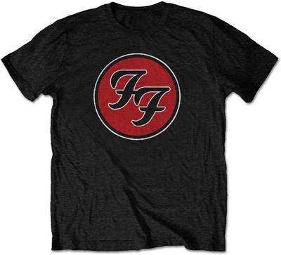 Men's Foo Fighters FF Logo Slim Fit T-Shirt X-Large Black Unisex T-Shirt