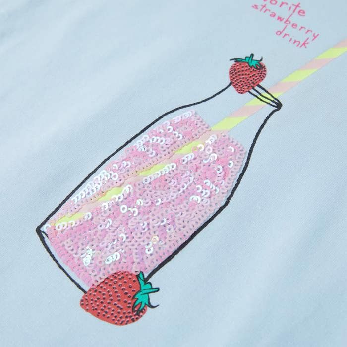 Soft Blue T-shirt for Children 92/104/116/128/140