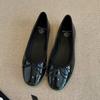 Spot~ French single shoes women's flat spring new beautiful skirt evening shoes bow ballet shoes
