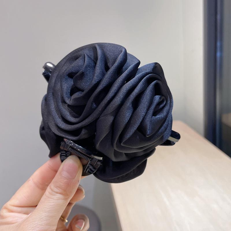 Elegant And Versatile Rose Flower Hair Clip  Headdress For Women