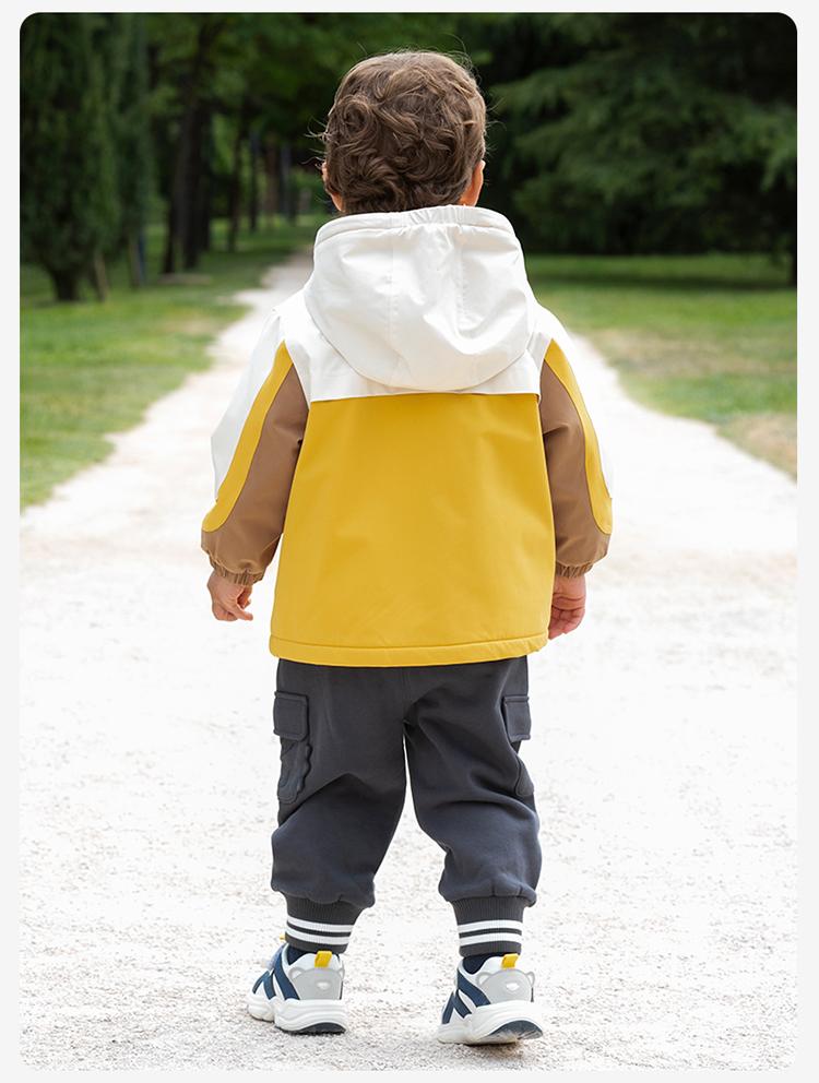 David Bella Children's Windproof Jacket for Spring Wear, Boys' and Girls' Outdoor Waterproof and Breathable Jacket