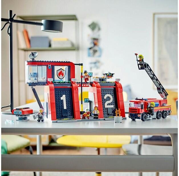 LEGO City 60414 Fire Station with Fire Engine