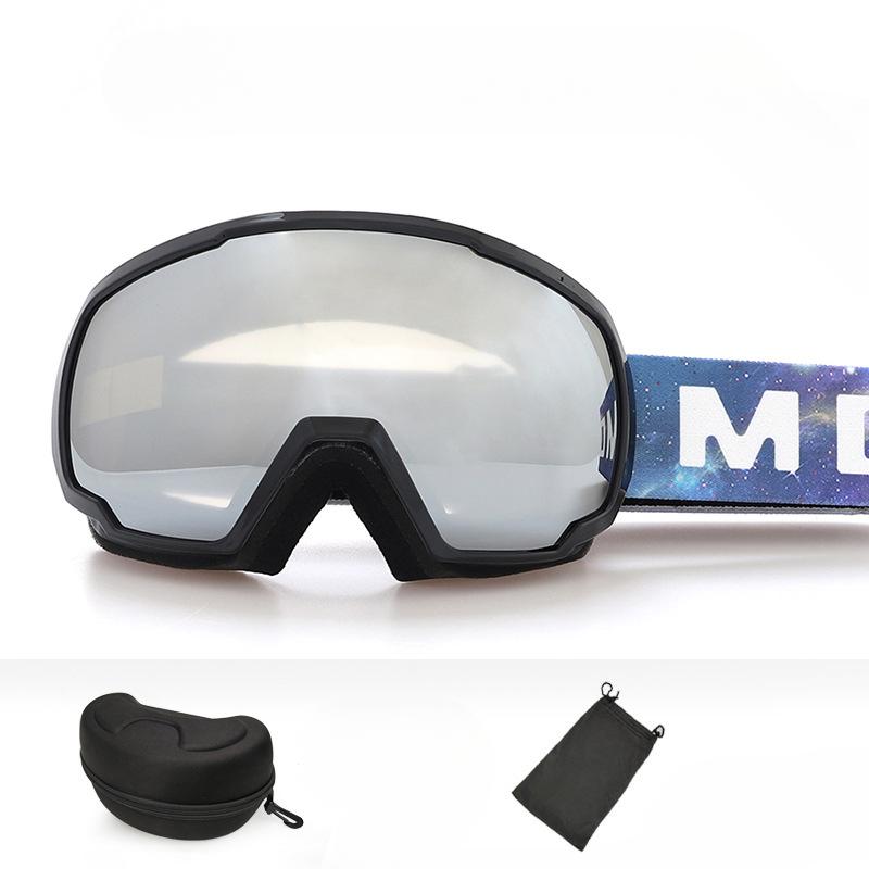 Spherical Ski Goggles Double Anti-fog Adult Ski Glasses Guangzhou Equipped with Snow Goggles Sports Outdoor Goggles.