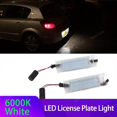 2Pcs Canbus LED License Plate Light For Opel Vectra C Astra J Astra H Zafira B Ignia Corsa C Corsa D Meriva A Tigra B