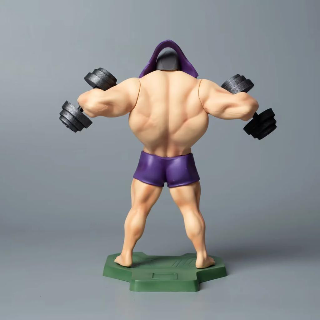 Big muscle tyrant, fitness, muscle, first machine, brave 93 Niu Niu, dumbbells, luminous, doll boxed hand