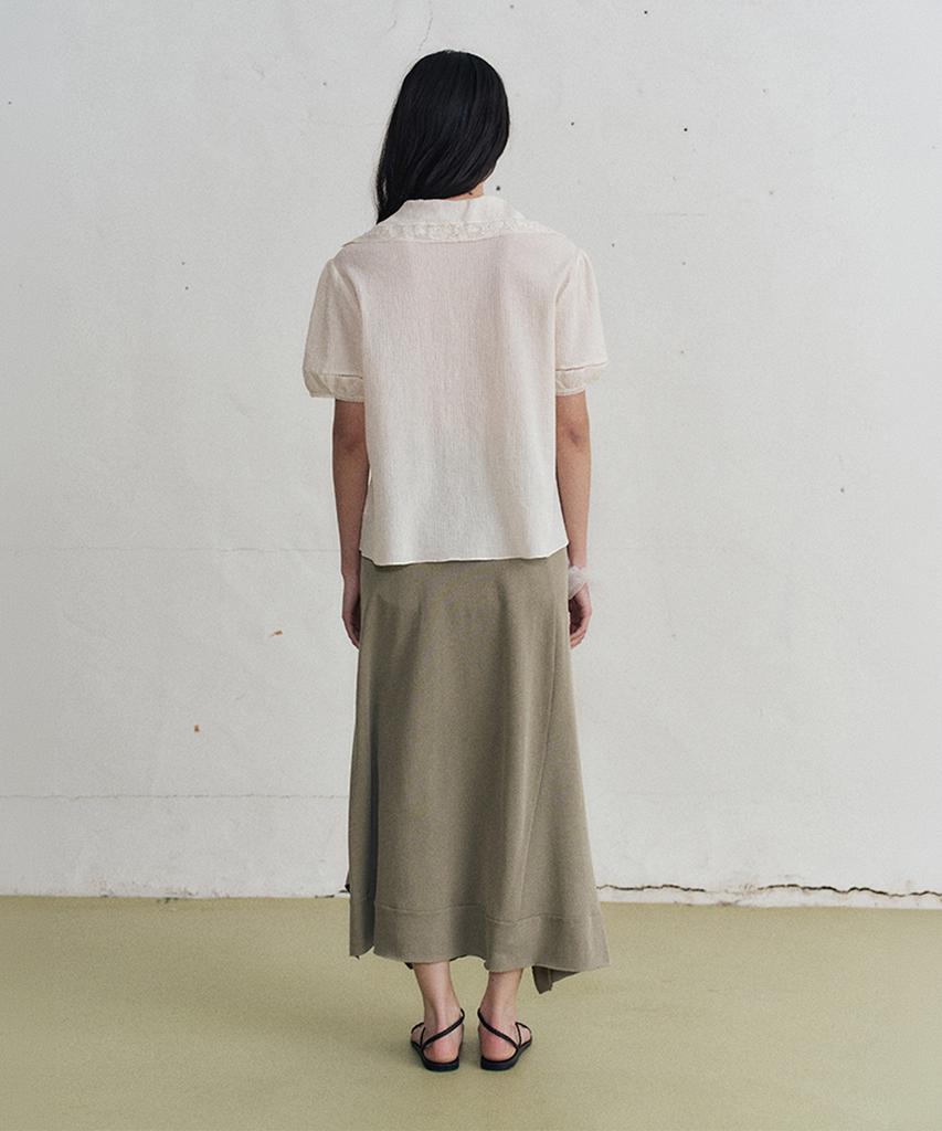 Monokeulom Aleni Cotton Banding Skirt (2Colors)