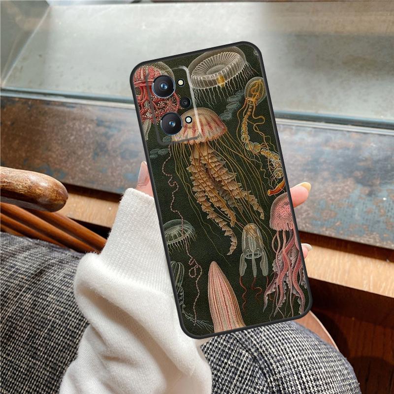 Magic Jellyfish Case For Realme 13 Pro Plus 11 12 14  C71 C75 C55 C51 C53 C25 C63 C61 C65 C67 GT6 GT7 15 Pro