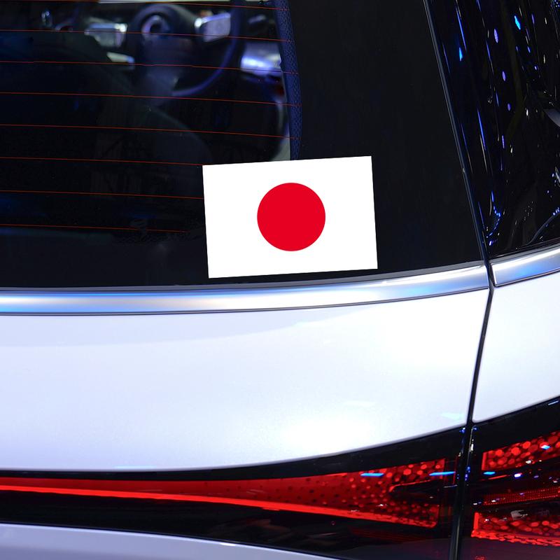 3Pcs Japanese Flag Car Sticker Auto Motorcycle Waterproof Viny Decal Accessories For Skoda Seat VW Volkswagen Suzuki Toyota