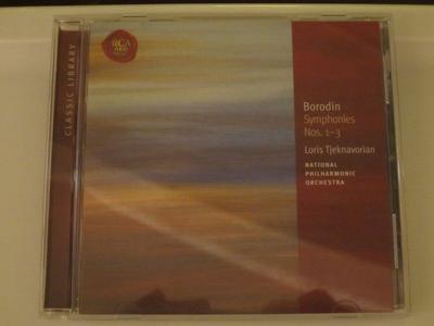 CD ALEXANDER BORODIN, LORIS TJEKNAVORI - Sinfonías Nos. 1-3 82876623212 RCA Red Seal, B 2004 Europa Clásico Usado