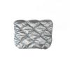 20/50/100cm*145cm Colore Argento Pelle PU Goffrata Fodera in Cotone Tessuto per Trapuntatura Natalizia per Cucito Fai da Te Borsa da Viaggio