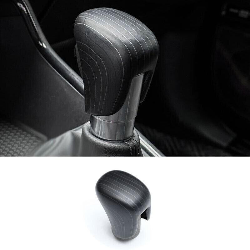 Black Wood Grain Gear Shift Knob Decor Cover Trim For Honda CR-V CRV 2023 2024