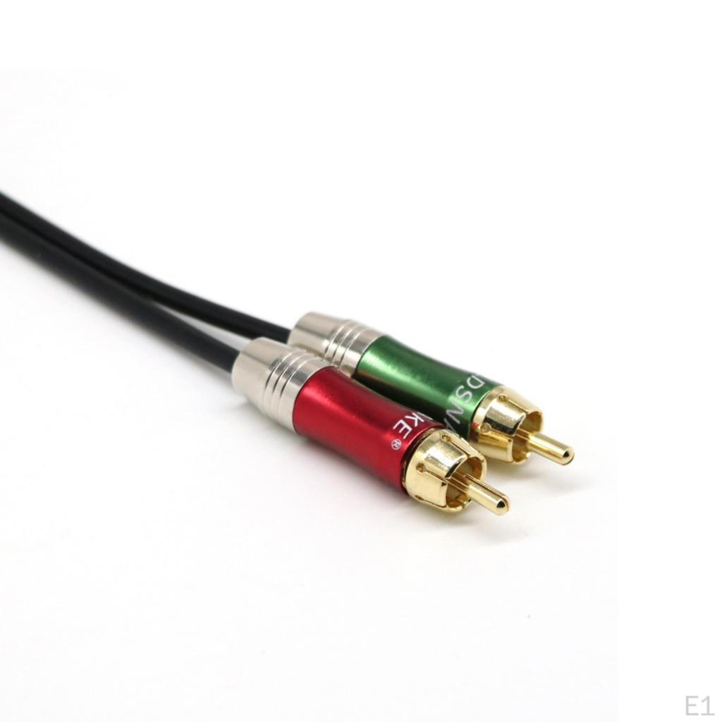Dual XLR Male Splitter Patch Cable High Performance Stereo Audio