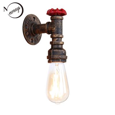 Vintage Industrial iron rust Vodní dýmka retro nástěnná svítidla retro styl E27 LED nástěnná svítidla pro bar v obývacím pokoji