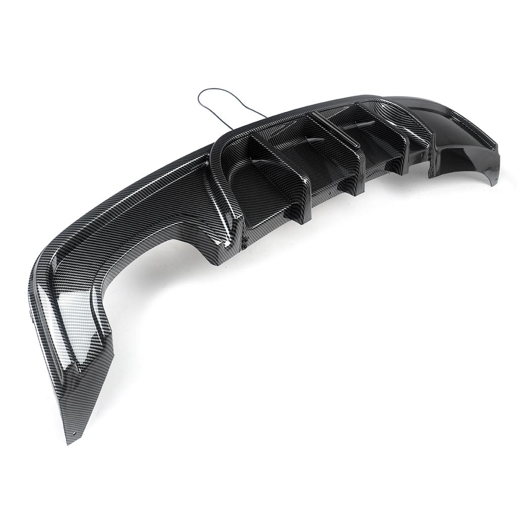 Rear Diffuser Bumper for BMW 1Series E82 Coupe 135i M Sport Carbon Look F1 Style E82 Rear Lip with Light