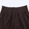 European & American Style Women's Corduroy Blazer and Wide-Leg Pants Set