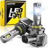 AUXITO Weiß 9005 6500K LED-Scheinwerfer-Birnen-Kit Fern-/Abblendlicht Super Hell CANBUS