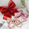 Large Ribbon Bows Christmas Tree Ornament Handmade Birthday Gift Colorful Sequins Fabric Bowknot Party Accessories