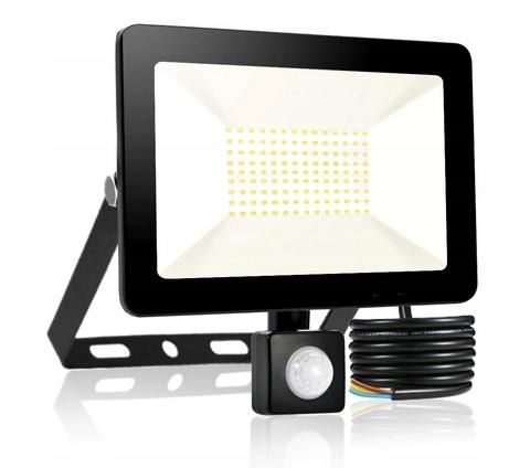 Halogen 10W With Motion Sensor Street Lamp Above The Garage Workshop