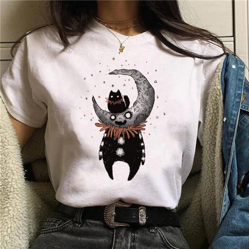 

Ретро Harajuku 2023 Женская одежда Женская футболка Футболка с рисунком Женский топ Забавная футболка с героями мультфильмов с коротким рукавом с мультяшным принтом 6XL