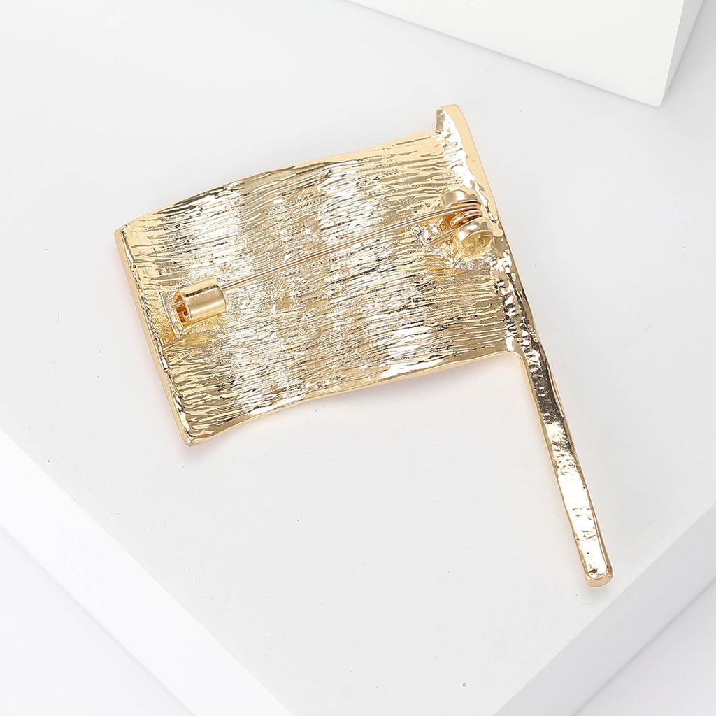 Creative Fashion Personality Oil Drip Brooch Versatile Personality Clothing Corsage American Flag Pin