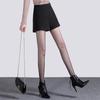 Women's High-Waist A-Line Wide-Leg Casual Shorts
